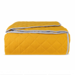 Bed cover double-sided YELLOW - image-1